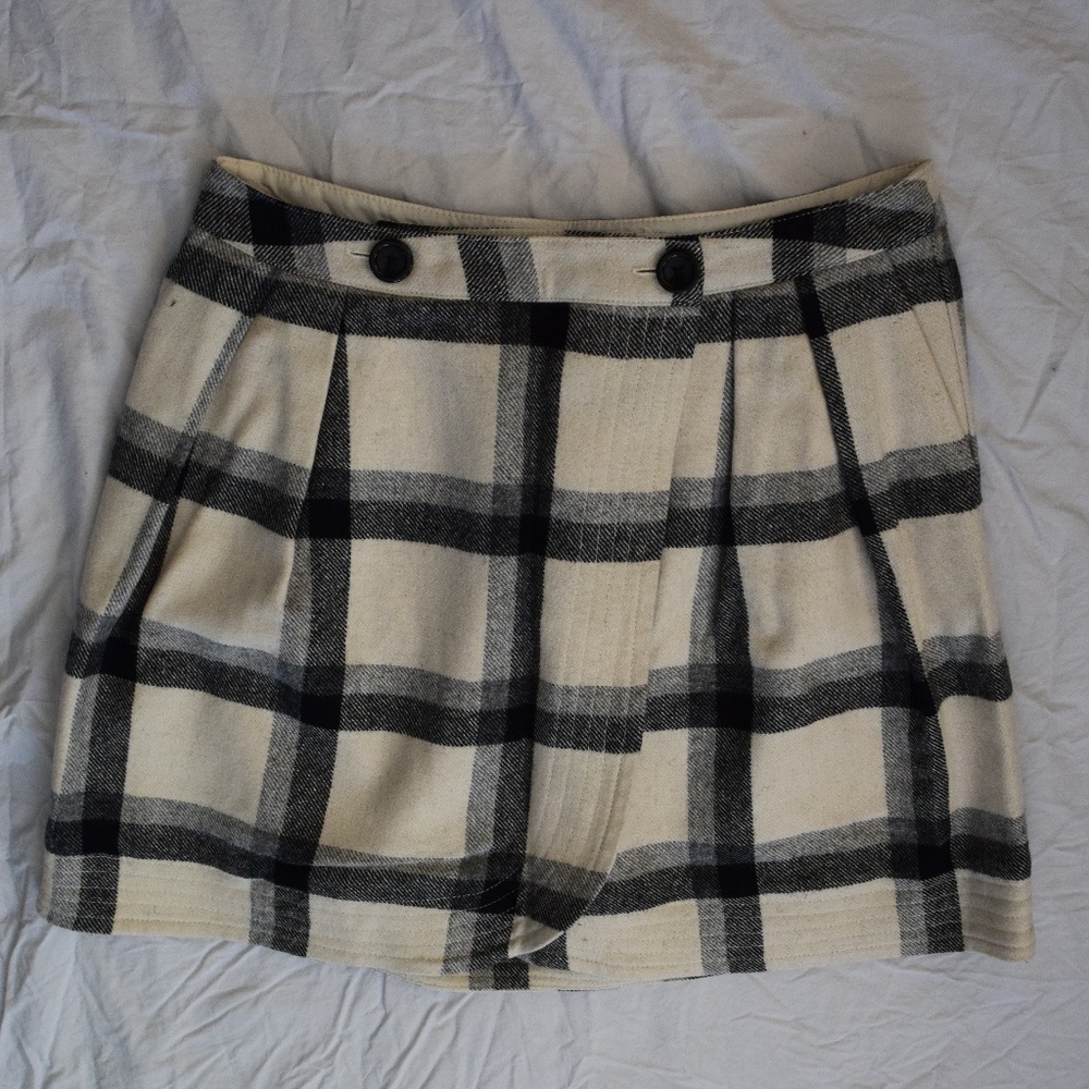 Lands End Plaid Skirt Size 8
